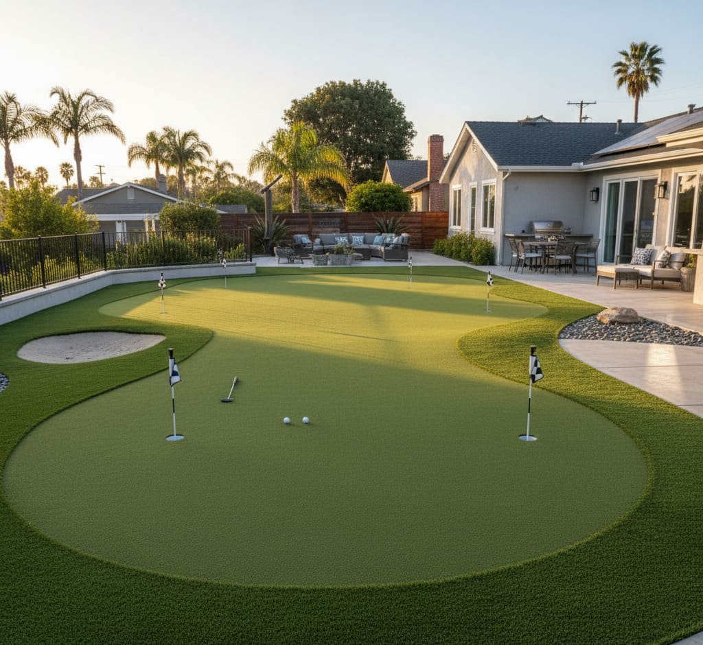 Green turf in your Backyard